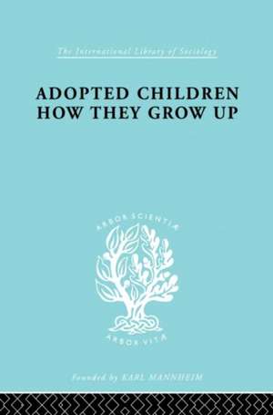 Adopted Children Ils 123 de Alexina M McWhinnie