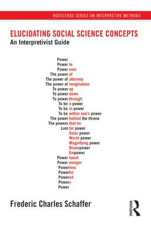 Elucidating Social Science Concepts: An Interpretivist Guide de Frederic Charles Schaffer