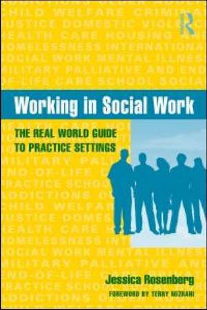 Working in Social Work: The Real World Guide to Practice Settings de Jessica Rosenberg