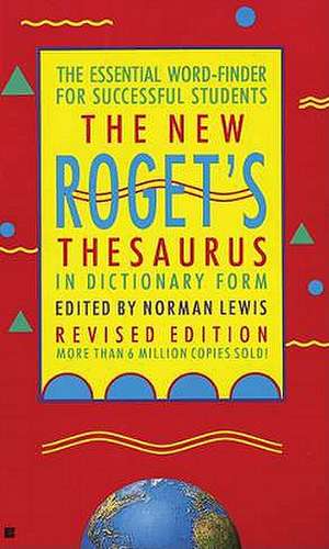 The New Roget's Thesaurus (Student Edition) de Peter Mark Roget