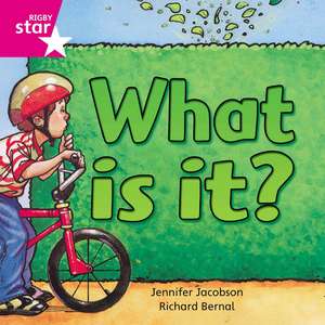 Rigby Star Independent Pink Reader 7: What is it? de Jennifer Jacobson