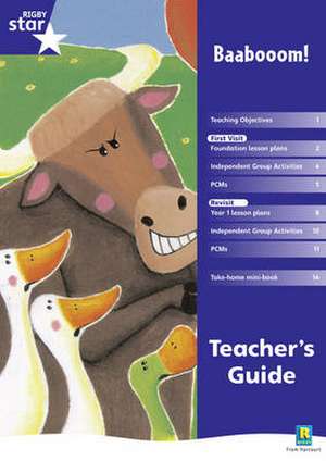 Rigby Star Shared Reception Fiction: Baa Boom Teacher's Guide