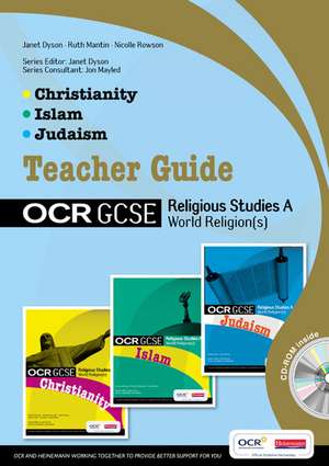 GCSE OCR Religious Studies A:Teacher Guide(Christianity, Islam & Judaism)with editable CD de Jon Mayled