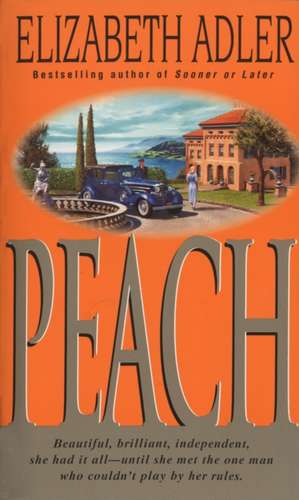 Peach de Elizabeth Adler