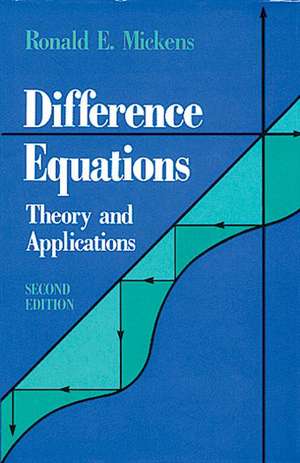 Difference Equations, Second Edition de R Mickens