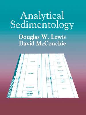 Analytical Sedimentology de Douglas W. Lewis