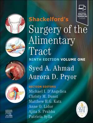 Shackelford's Surgery of the Alimentary Tract, 2 Volume Set de Syed A Ahmad