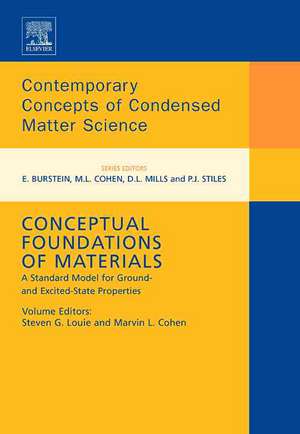 Conceptual Foundations of Materials: A Standard Model for Ground- and Excited-State Properties de Steven G. Louie