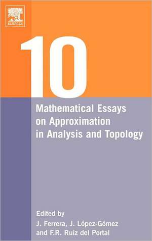 Ten Mathematical Essays on Approximation in Analysis and Topology: Ten Mathematical Essays de Juan Ferrera