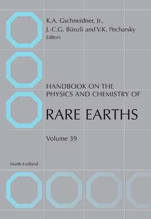 Handbook on the Physics and Chemistry of Rare Earths de Karl A. Gschneidner