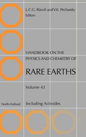 Handbook on the Physics and Chemistry of Rare Earths: Including Actinides de J.-C. G. Bünzli