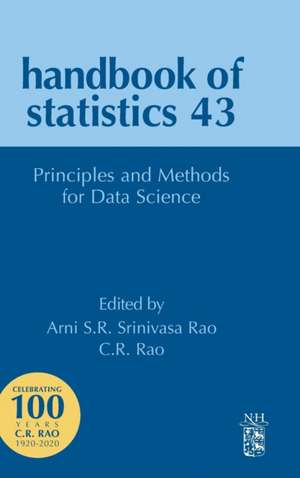 Principles and Methods for Data Science de Arni S.R. Srinivasa Rao