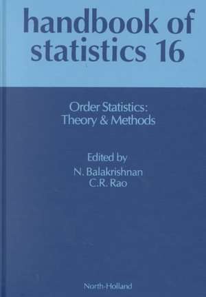 Order Statistics: Theory and Methods de Narayanaswamy Balakrishnan