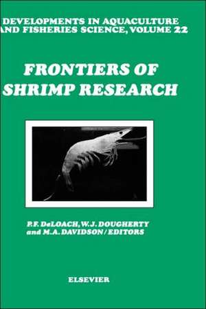 Frontiers of Shrimp Research de P.F. DeLoach