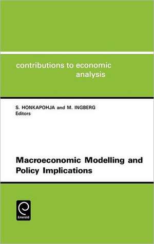 Macroeconomic Modelling and Policy Implications – In Honour of Pertti Kukkonen de Seppo Honkapohja