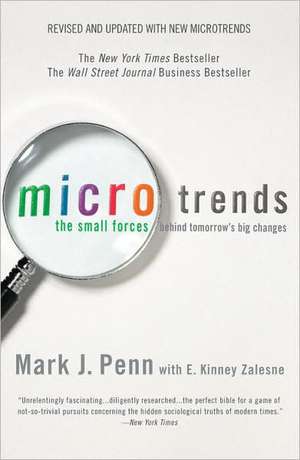 Microtrends: The Small Forces Behind Tomorrow's Big Changes de Mark Penn