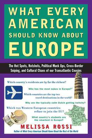 What Every American Should Know about Europe: The Hot Spots, Hotshots, Political Muck-Ups, Cross-Border Sniping, and Cultural Chaos of Our Transatlant de M. L. Rossi