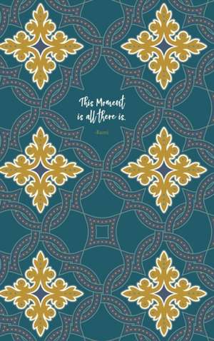 Teal Undated Planner - This Moment Is All There Is de Reyhana Ismail