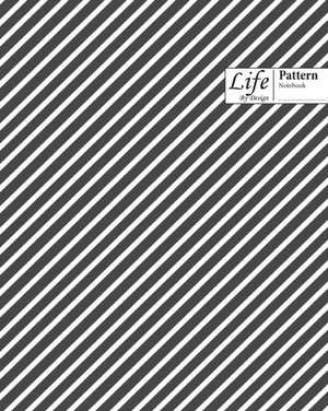 Striped Pattern Composition Notebook de Design