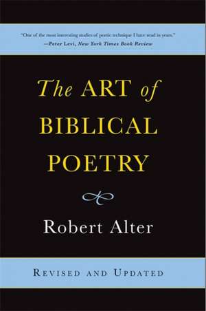 The Art of Biblical Poetry de Robert Alter