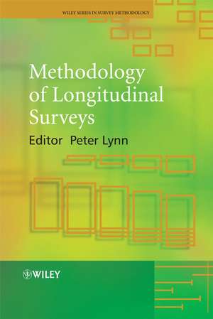 Methodology of Longitudinal Surveys de P Lynn