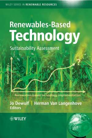 Renewables–Based Technology – Sustainability Assessment de J Dewulf