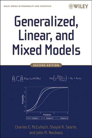 Generalized, Linear, and Mixed Models 2e de CE McCulloch
