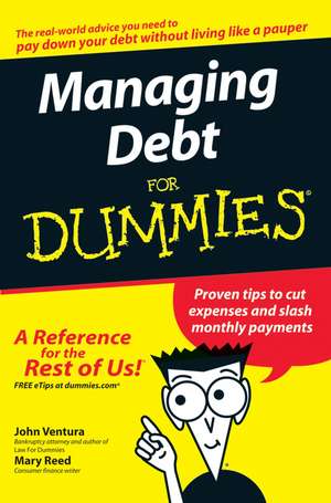 Managing Debt For Dummies de J Ventura