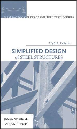 Simplified Design of Steel Structures 8e de J Ambrose