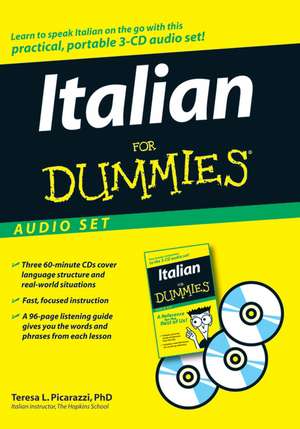 Italian For Dummies Audio Set de TL Picarazzi