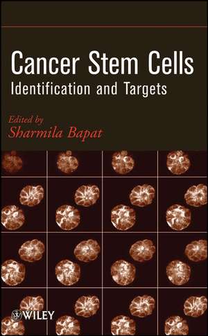 Cancer Stem Cells de Sharmila A Bapat