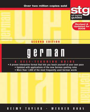 German – A Self–Teaching Guide 2e Revised and Updated de H. Taylor