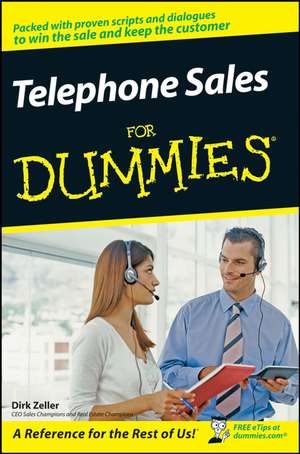 Telephone Sales For Dummies de D Zeller