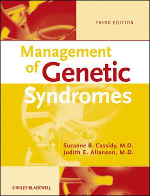 Management of Genetic Syndromes 3e de SB Cassidy