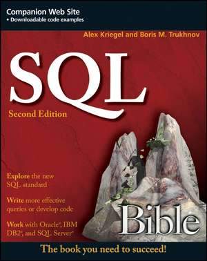 SQL Bible 2e de A Kriegel