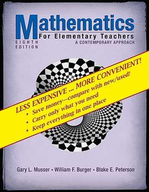 MATHEMATICS FOR ELEM TEACHERS