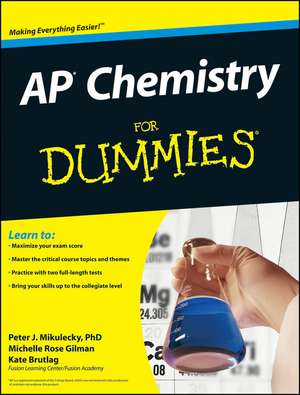 AP Chemistry For Dummies de MR Gilman