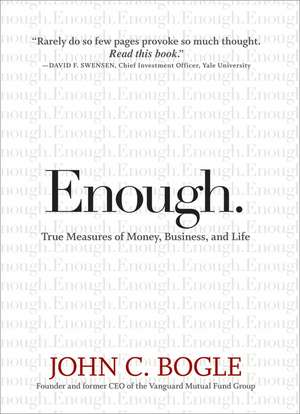 Enough. de John C. Bogle