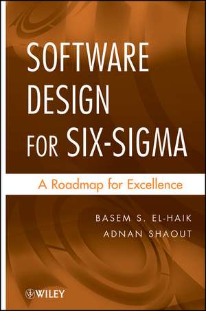 Software Design for Six SIGMA de Basem S El-Haik