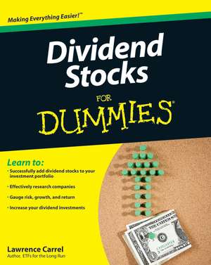 Dividend Stocks For Dummies de L Carrel