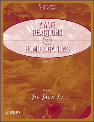 Name Reactions for Homologation 2 Part Set de JJ Li