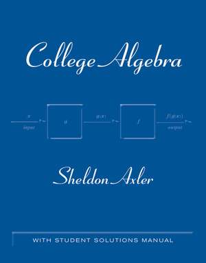 College Algebra de Sheldon Axler