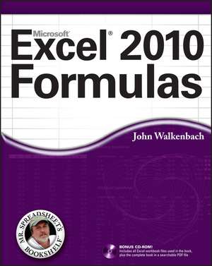 Excel 2010 Formulas de J Walkenbach