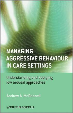 Managing Aggressive Behaviour Care de Mcdonnell