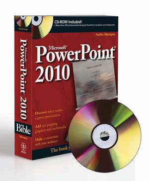 PowerPoint 2010 Bible de F Wempen