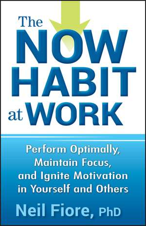 The Now Habit at Work – Perform Optimally, Maintain Focus, and Ignite Motivation in Yourself and Others de N Fiore