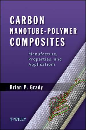 Carbon Nanotube – Polymer Composites – Manufacture , Properties, and Applications de BP Grady