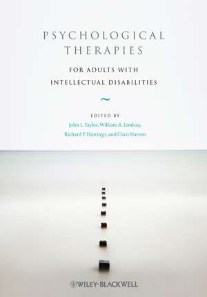 Psychological Therapies for Adults with Intellectual Disabilities de J. Taylor