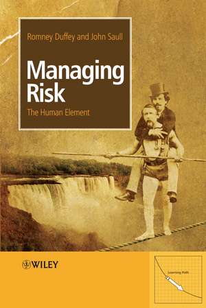 Managing Risk – The Human Element de RB Duffey