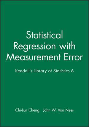 Statistical Regression with Measurement de J Van Ness